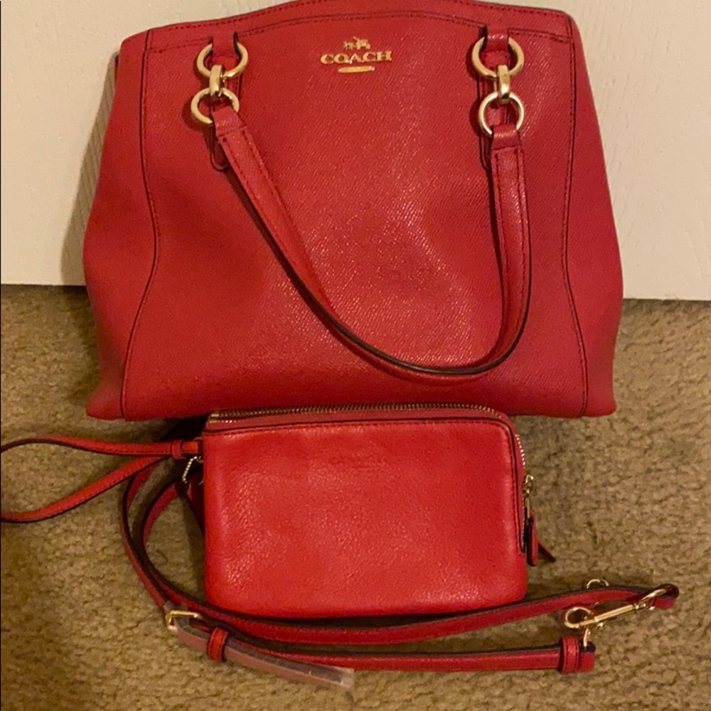 COACH purse and wristlet wallet!